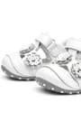 Nino Genuine Leather Silver White Anatomic Shoes Summer First Step