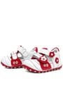 Nino Anatomic White Red Polish Genuine Leather Shoes Summer First Step