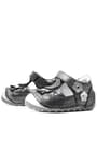 Nino Genuine Leather Tufted Silver Anatomic Shoes Summer First Step Grey