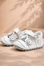 Nino Genuine Leather Silver White Anatomic Shoes Summer First Step