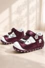 Nino Genuine Leather Tufted Bordeaux Anatomic Shoes Summer First Step