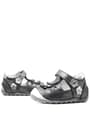 Nino Genuine Leather Tufted Silver Anatomic Shoes Summer First Step Grey