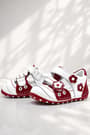 Nino Anatomic White Red Genuine Leather Shoes Summer First Step