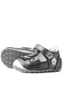 Nino Genuine Leather Tufted Silver Anatomic Shoes Summer First Step Grey