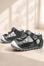 Nino Genuine Leather Tufted Silver Anatomic Shoes Summer First Step Grey