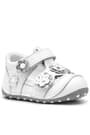 Nino Genuine Leather Silver White Anatomic Shoes Summer First Step