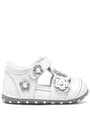 Nino Genuine Leather Silver White Anatomic Shoes Summer First Step