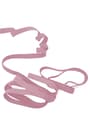 Pembe 6 mm 5 mt Dayanıklı Sert Yassı Elastik Şerit Lastik B-0104-P-6