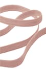 Pudra Pembe 20 mm 5 mt Dayanıklı Sert Yassı Elastik Şerit Lastik B-0104-PU-20