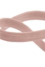 Pudra Pembe 20 mm 5 mt Dayanıklı Sert Yassı Elastik Şerit Lastik B-0104-PU-20