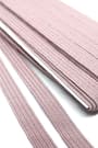 Pudra Renk 6 mm 5 mt Dayanıklı Sert Yassı Elastik Şerit Lastik B-0104-PU-6