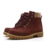 Raker® Neson Hakiki Deri Rahat Bordo Fermuarlı Unisex Çocuk Bot