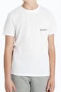 Rakerplus Beyaz %100 Pamuk Unisex Kısa Kollu Çocuk Tişört CTS-001-B.XXL