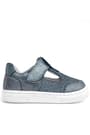 Rakerplus Bheem Genuine Leather Silver Shiny Velcro Baby Sneaker Sandals R625-GS.22