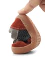 Rakerplus Bob Hakiki Deri Gri Yeşil Barefoot Cırtlı Lastikli Bebek Sneaker Ayakkabı R840-GRYT.25