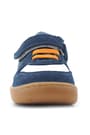 Rakerplus Bob Hakiki Deri Lacivert Beyaz Barefoot Cırtlı Lastikli Bebek Sneaker Ayakkabı R840-LBETU.25