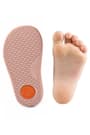 Rakerplus Bob Hakiki Deri Pembe Barefoot Cırtlı Lastikli Bebek Sneaker Ayakkabı R840-PP.25