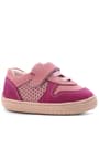 Rakerplus Bob Hakiki Deri Pembe Barefoot Cırtlı Lastikli Bebek Sneaker Ayakkabı R840-PP.25