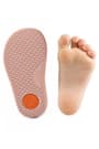 Rakerplus Bob Hakiki Deri Pembe Mor Barefoot Cırtlı Lastikli Bebek Sneaker Ayakkabı R840-PMO.25