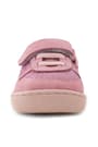Rakerplus Bob Hakiki Deri Pembe Simli Barefoot Cırtlı Lastikli Bebek Sneaker Ayakkabı R840-PSIM.25