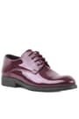 Rakerplus Claret Red Pattent Leather Lace up Oxford Kids Shoes 3020-BORR-B.36