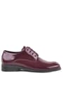 Rakerplus Claret Red Pattent Leather Lace up Oxford Kids Shoes 3020-BORR-B.36