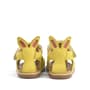 Rakerplus Rakerplus Bunny Hakiki Deri Sarı Cırtlı Bebek Sandalet