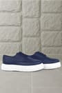 Rakerplus Derby Navy Blue Matte White Sole Boys Classic Shoes 3024-LM-B.26