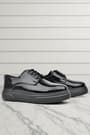 Rakerplus Derby Black Patent Leather Black Sole Kids Classic Shoes 3024-SRS-B.26