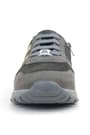 Rakerplus Deri Gri Kum Rengi Fermuarlı Sneaker Spor Ayakkabı 3700-GKM-DERI.31