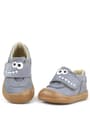 Rakerplus Dino Genuine Leather Gray High Ankle Baby Shoes R402-GR.19
