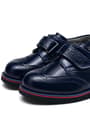 Rakerplus Patent Leather Church Navy Blue Baby Boy Shoes