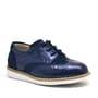 Rakerplus Hidra Patent Leather High Based Navy Blue Party Baby Boy Shoes