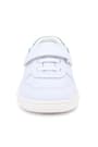 Rakerplus Bob Hakiki Deri Beyaz Nubuk Yeşil Cırtlı Bebek Sneaker Ayakkabı