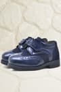 Rakerplus Titan Classic Patent Leather Suede Navy Baby Boy Shoes