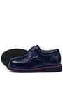 Rakerplus Patent Leather Church Navy Blue Baby Boy Shoes