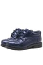 Rakerplus Patent Leather Lace up Sunnah Classic Blue Baby Boy Shoes