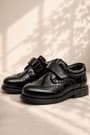 Rakerplus Titan Black Patent Leather Velcro Baby Boy Shoes