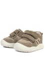 Rakerplus Schaggy Genuine Leather Sand Color Cream Baby Sports Shoes