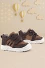 Rakerplus Schaggy Genuine Leather Brown Baby Sneakers
