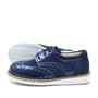 Rakerplus Hidra Patent Leather High Based Navy Blue Party Baby Boy Shoes