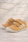 Rakerplus Genuine Leather Tan Color First Step Unisex Baby Shoes