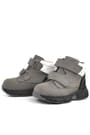 Rakerplus Genuine Leather Gray Nubuck Babies Sports Boots Shoes