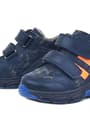 Rakerplus Genuine Leather Navy Blue Orange Babies Sports Boots Shoes