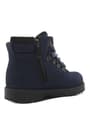 Rakerplus Griffon Genuine Leather Boots Dark Blue Furred for Babies