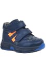 Rakerplus Genuine Leather Navy Blue Orange Babies Sports Boots Shoes