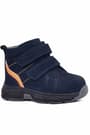 Rakerplus Genuine Leather Navy Blue Banded Sports Baby Boys Boots