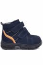 Rakerplus Genuine Leather Navy Blue Banded Sports Baby Boys Boots