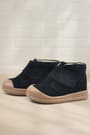 Rakerplus Yoohoo Genuine Leather Black Unisex Baby Boots
