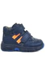 Rakerplus Genuine Leather Navy Blue Orange Babies Sports Boots Shoes